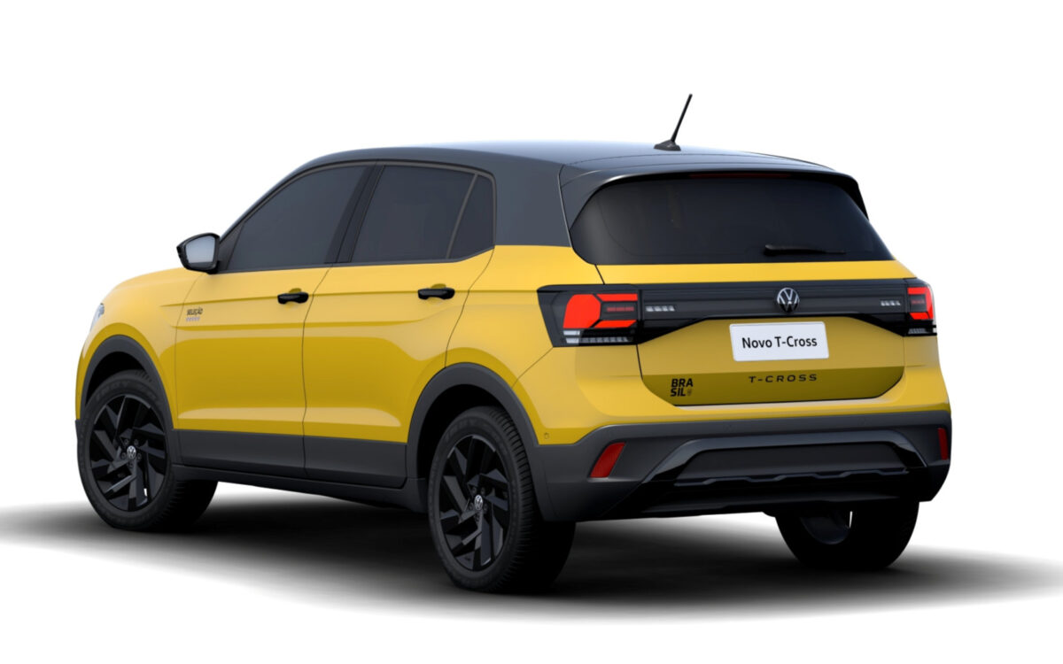 Volkswagen aposta no verde e amarelo e revela o T-Cross inspirado na Seleção