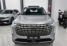 Central multimídia do Haval H6 2026 concentra funções do carro e amplia personalização