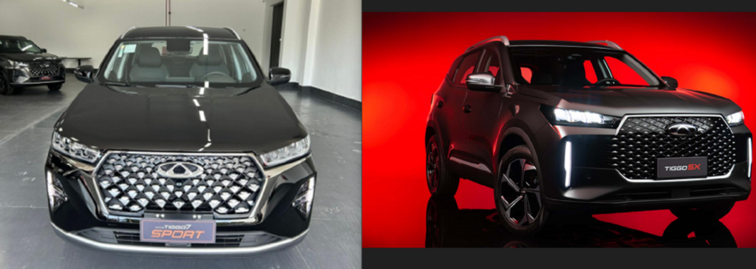 Maior ou mais equipado? Caoa Chery Tiggo 7 Sport e Tiggo 5X Pro entram em duelo Maior ou mais equipado? Caoa Chery Tiggo 7 Sport e Tiggo 5X Pro entram em duelo