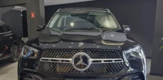 Mercedes GLE 450d 2026 impressiona com 367 cv e espaço para toda a família