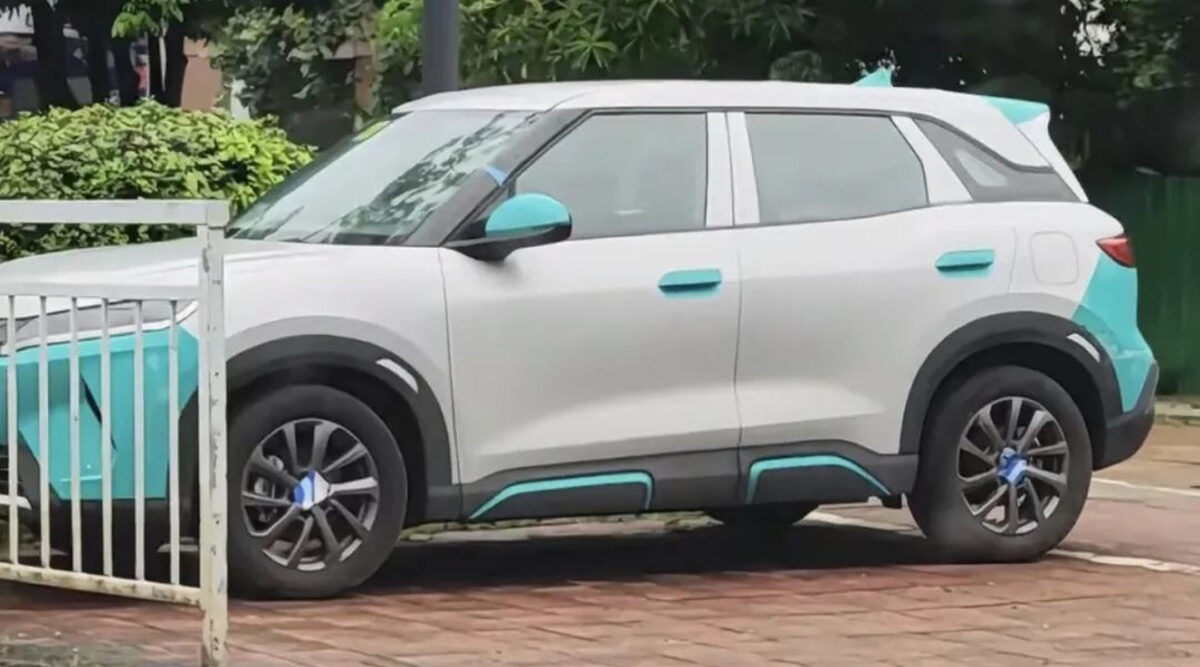 Flagra revela BYD Atto 2 com tração traseira e sistema LiDAR na China
