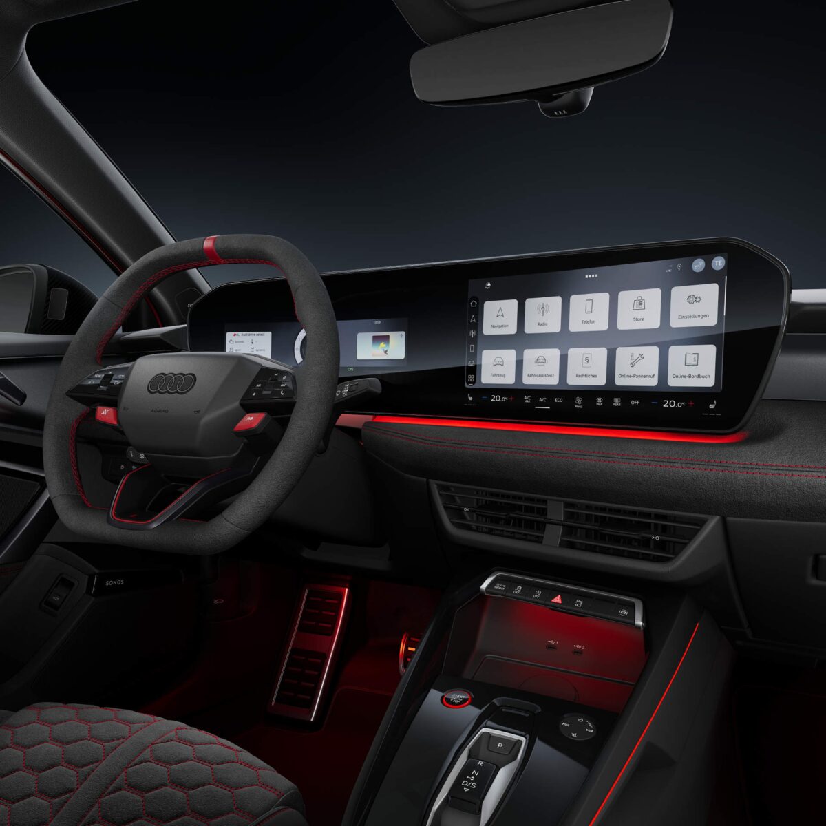 Audi A3 2027 estreia novo interior com painel de telas curvas