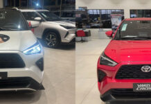 Toyota Yaris Cross 2026: veja todas as versões, diferenças de equipamentos, motores e qual vale mais a pena XRX Branco e XR Vermelho - Toyota Yaris Cross 2026: veja todas as versões, diferenças de equipamentos, motores e qual vale mais a pena