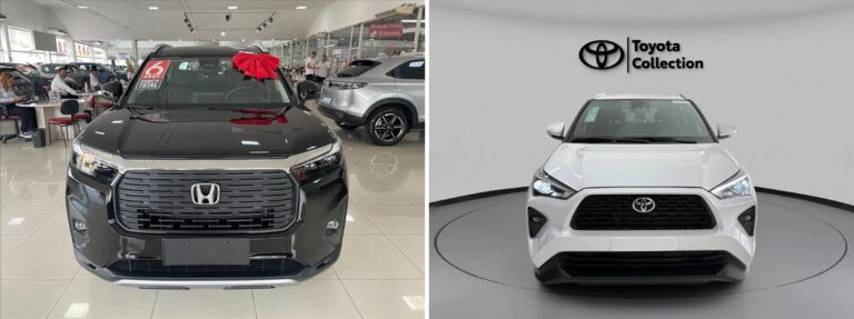 Honda WR-V EXL ou Toyota Yaris Cross XRE: qual SUV japonês vale mais a pena?