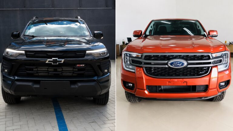 Chevrolet S10 Z71 ou Ford Ranger XLS V6? Qual picape entrega mais?