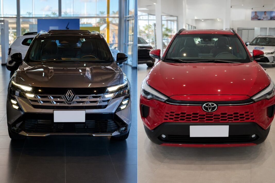 Toyota Corolla Cross XRE vs Renault Boreal Techno: qual SUV médio faz mais sentido? Toyota Corolla Cross XRE vs Renault Boreal Techno: qual SUV médio faz mais sentido?