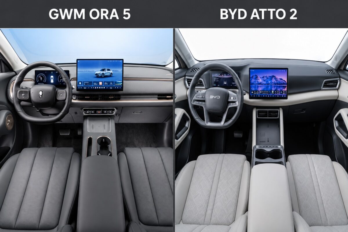 BYD Atto 2 vs GWM Ora 5: qual SUV eletrificado vale mais a pena comprar em 2026?
