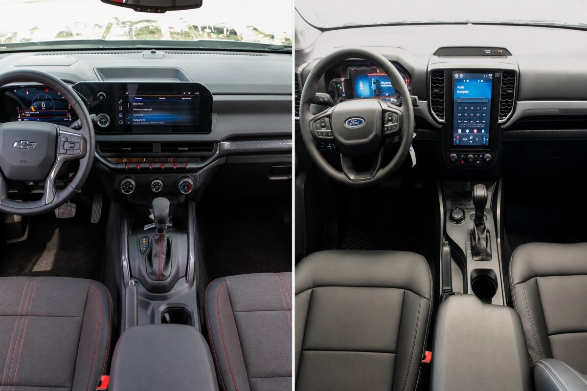 Chevrolet S10 Z71 ou Ford Ranger XLS V6? Qual picape entrega mais?