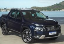 Nova Fiat Toro Volcano 2027 fica híbrida e promete gastar menos combustível Nova Fiat Toro Volcano 2027 fica híbrida e promete gastar menos combustível