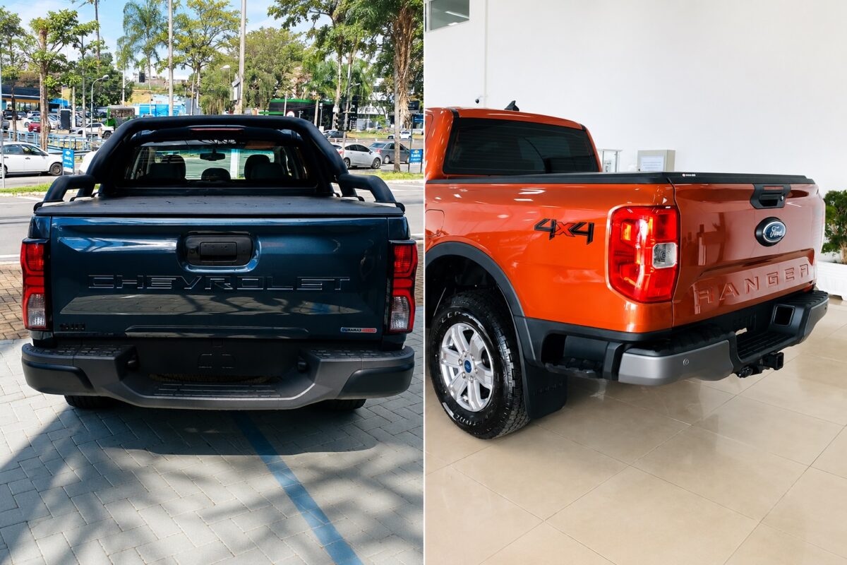 Chevrolet S10 Z71 ou Ford Ranger XLS V6? Qual picape entrega mais?