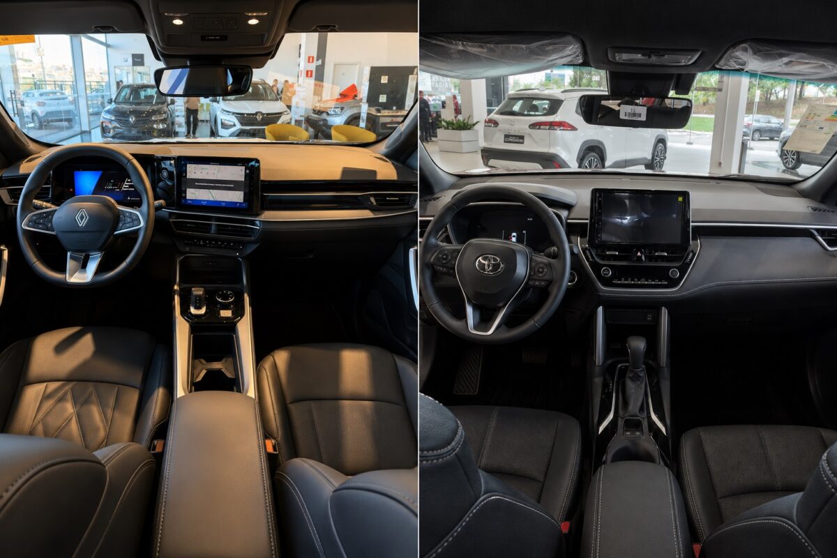 Toyota Corolla Cross XRE vs Renault Boreal Techno: qual SUV médio faz mais sentido?