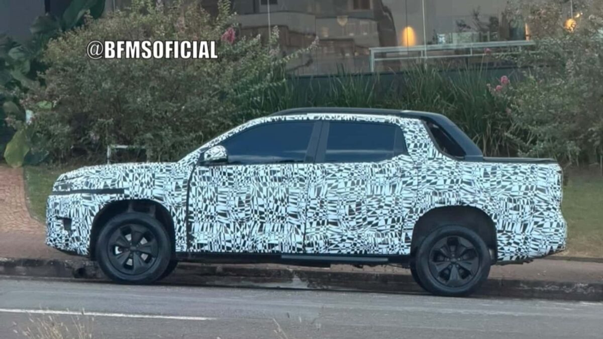 Flagra revela nova Volkswagen Tukan cabine simples em fase de testes