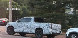 Flagra revela nova Volkswagen Tukan cabine simples em fase de testes
