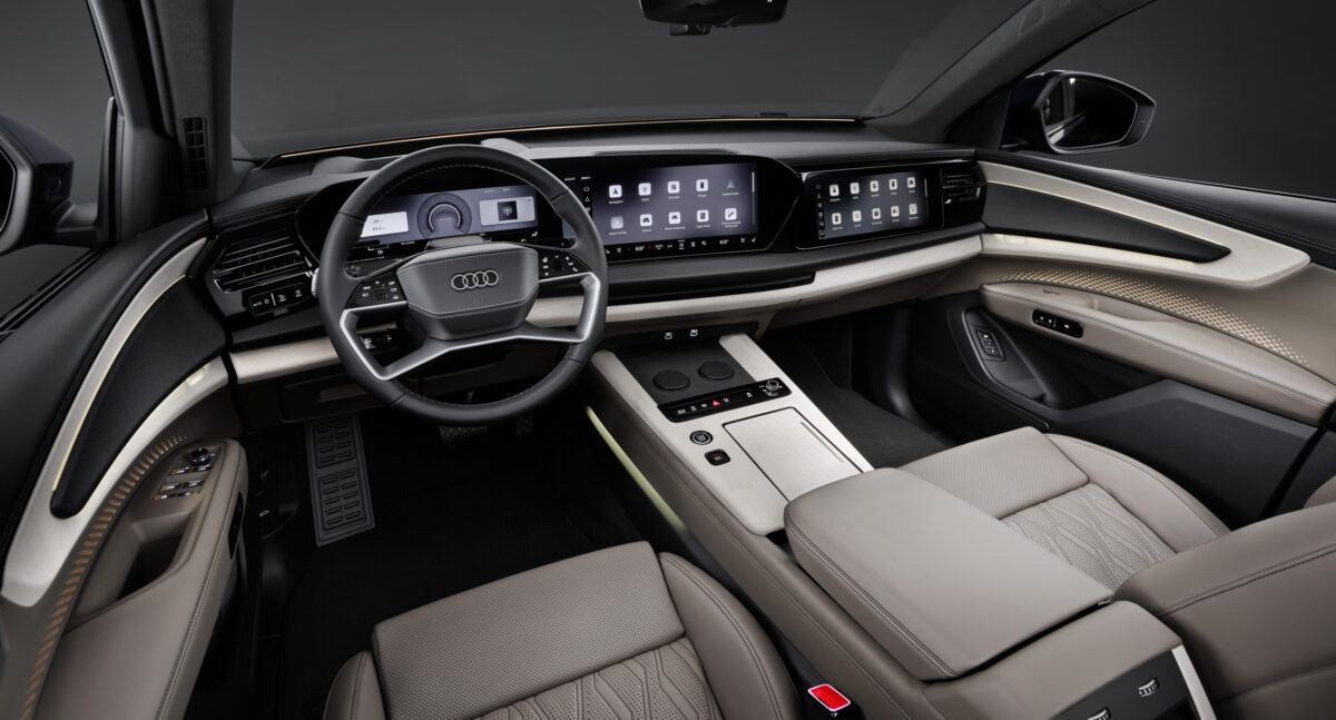 Audi Q9 é revelado com sete bancos elétricos e painel com quase 40 polegadas de telas