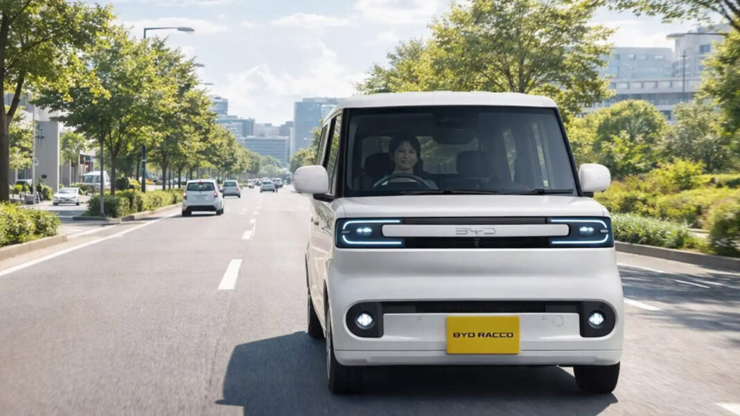 BYD apresenta Racco, seu novo kei car elétrico com 320 km de autonomia