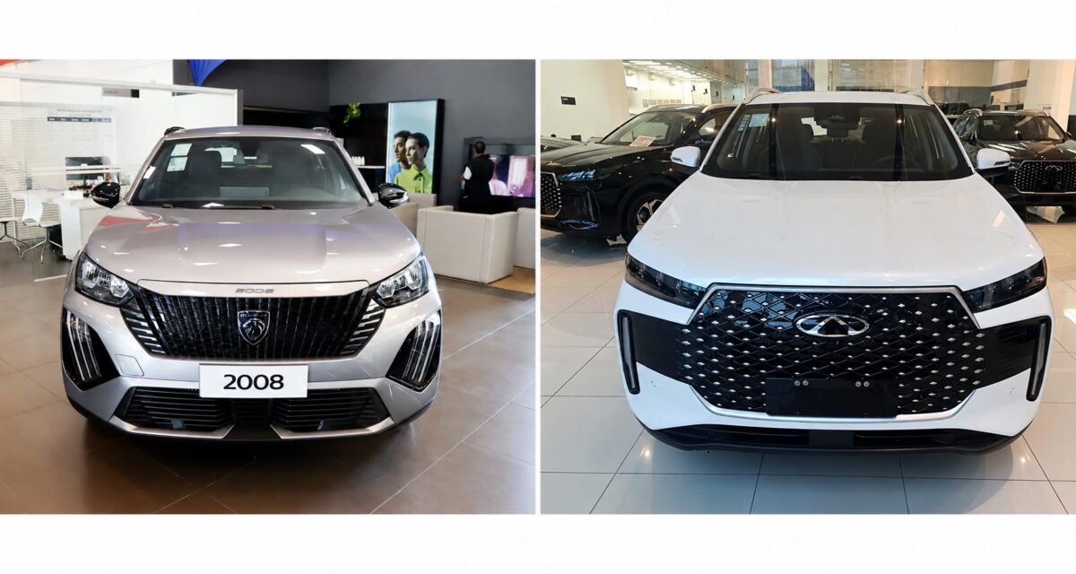 Caoa Chery Tiggo 5X Pro vs Peugeot 2008 Active: qual SUV vale mais a compra em 2026?