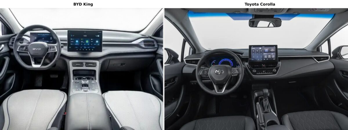 BYD King GS ou Toyota Corolla GLi Hybrid: qual sedã híbrido vale mais a pena comprar em 2026?