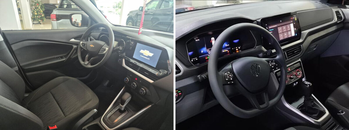 Chevrolet Tracker AT Turbo ou Volkswagen T-Cross Sense para PcD? qual SUV entrega o melhor custo-benefício