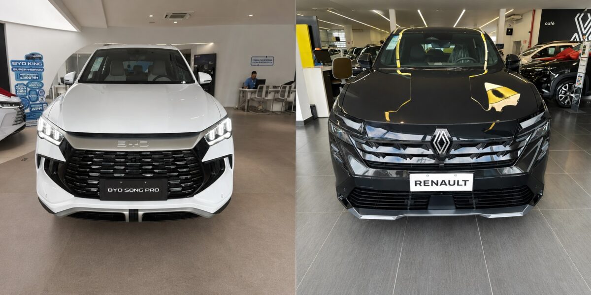 BYD Song Pro GS vs Renault Boreal Techno: a diferença é de apenas R$ 5 mil