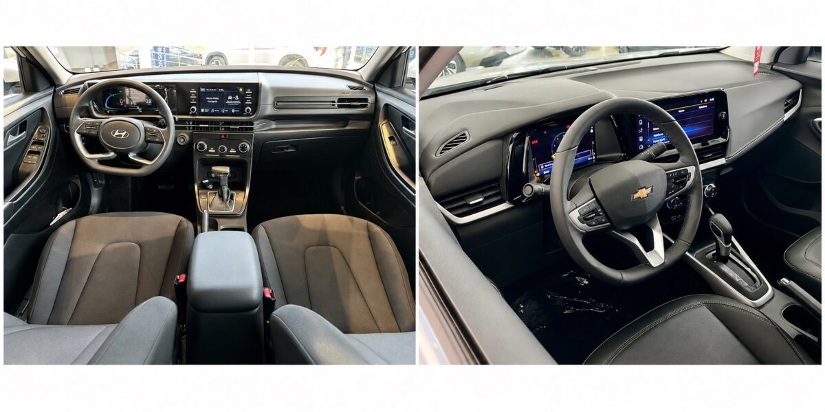 Hyundai Creta Comfort x Chevrolet Tracker LTZ: qual oferece o melhor custo-benefício?