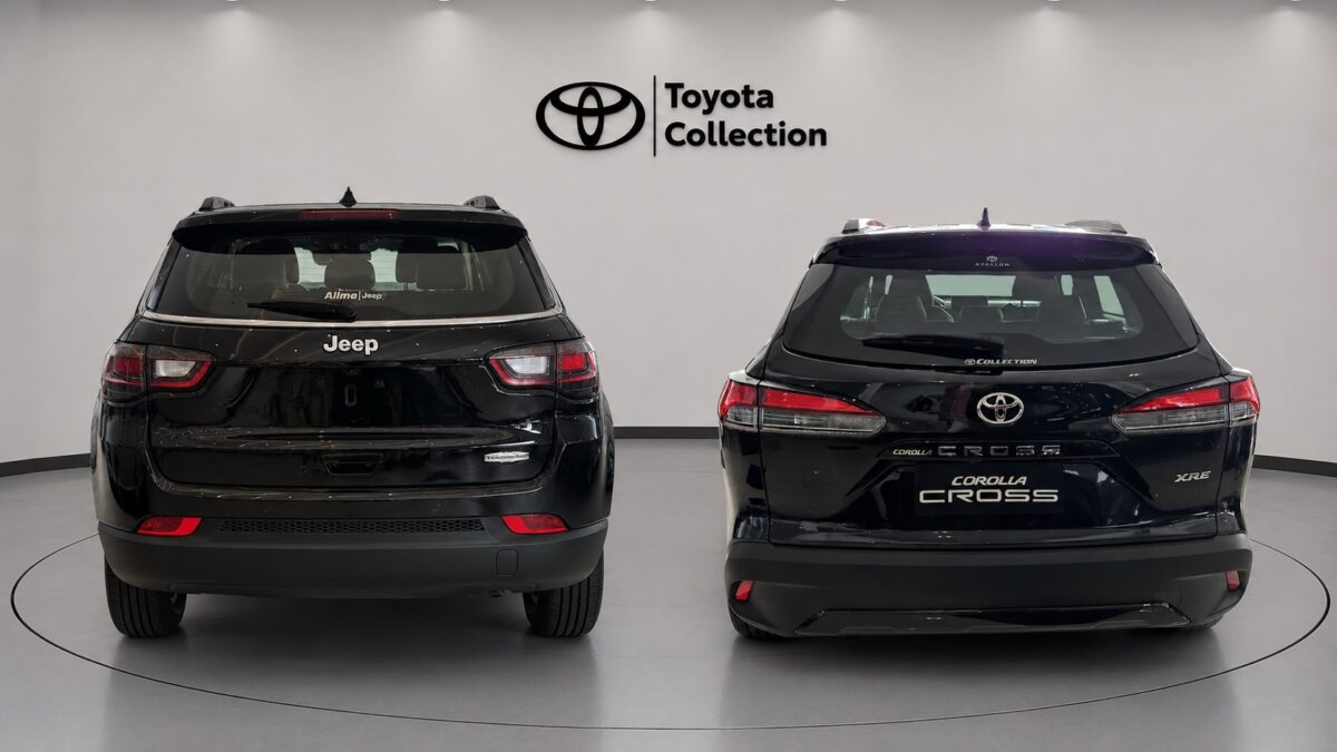 Toyota Corolla Cross XRE vs Jeep Compass Longitude: qual SUV médio vale mais a compra?