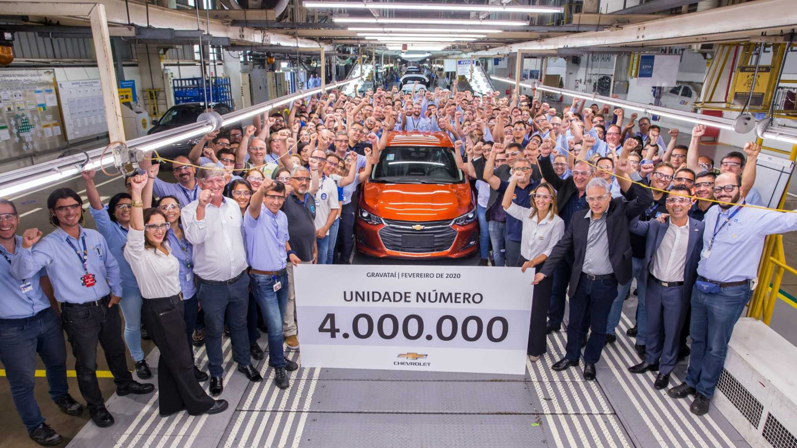Chevrolet bate marca de 5 milhões de carros produzidos em Gravataí