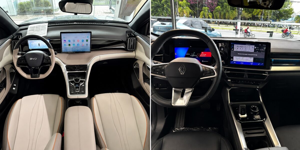 BYD Song Pro GS vs Renault Boreal Techno: a diferença é de apenas R$ 5 mil