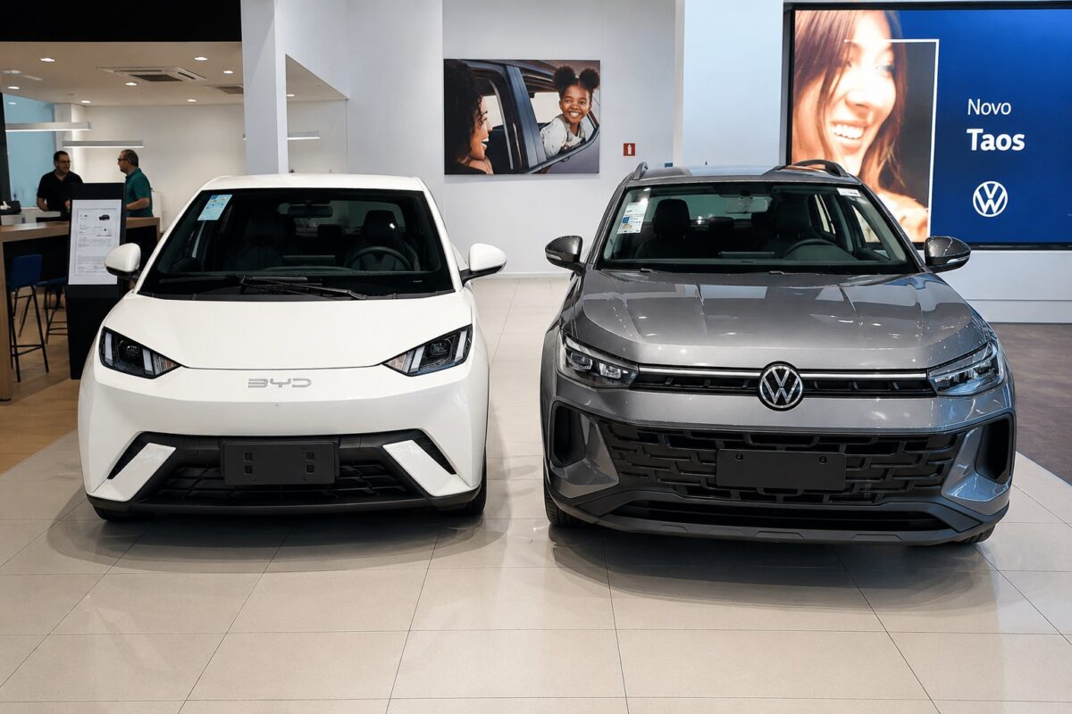 BYD Dolphin Mini x Volkswagen Tera 170 TSI manual: qual entrega mais por cerca de R$ 120 mil?