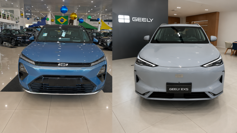 Geely EX5 vs Chevrolet Captiva EV: qual SUV elétrico vale mais a pena?