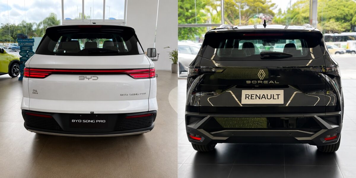 BYD Song Pro GS vs Renault Boreal Techno: a diferença é de apenas R$ 5 mil