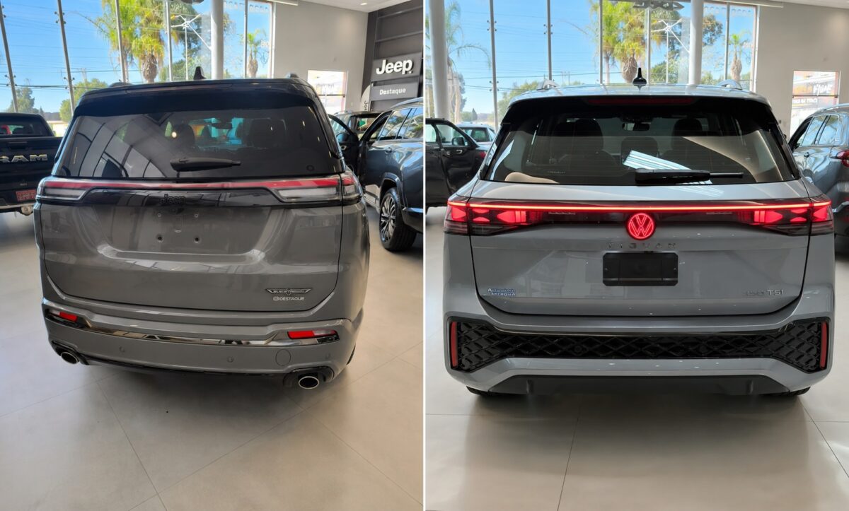 Jeep Commander Blackhawk vs Volkswagen Tiguan R-Line; veja qual leva a melhor
