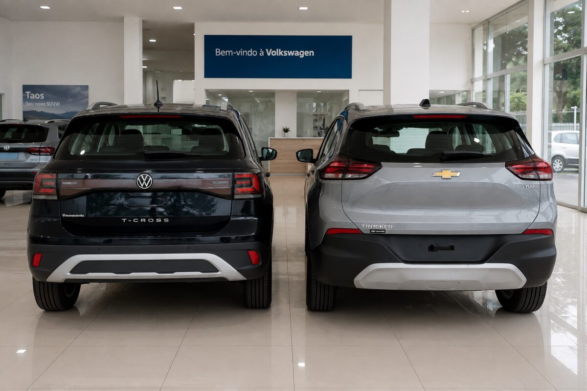Tracker AT ou T-Cross Sense: R$ 100 separam os dois SUVs para PcD