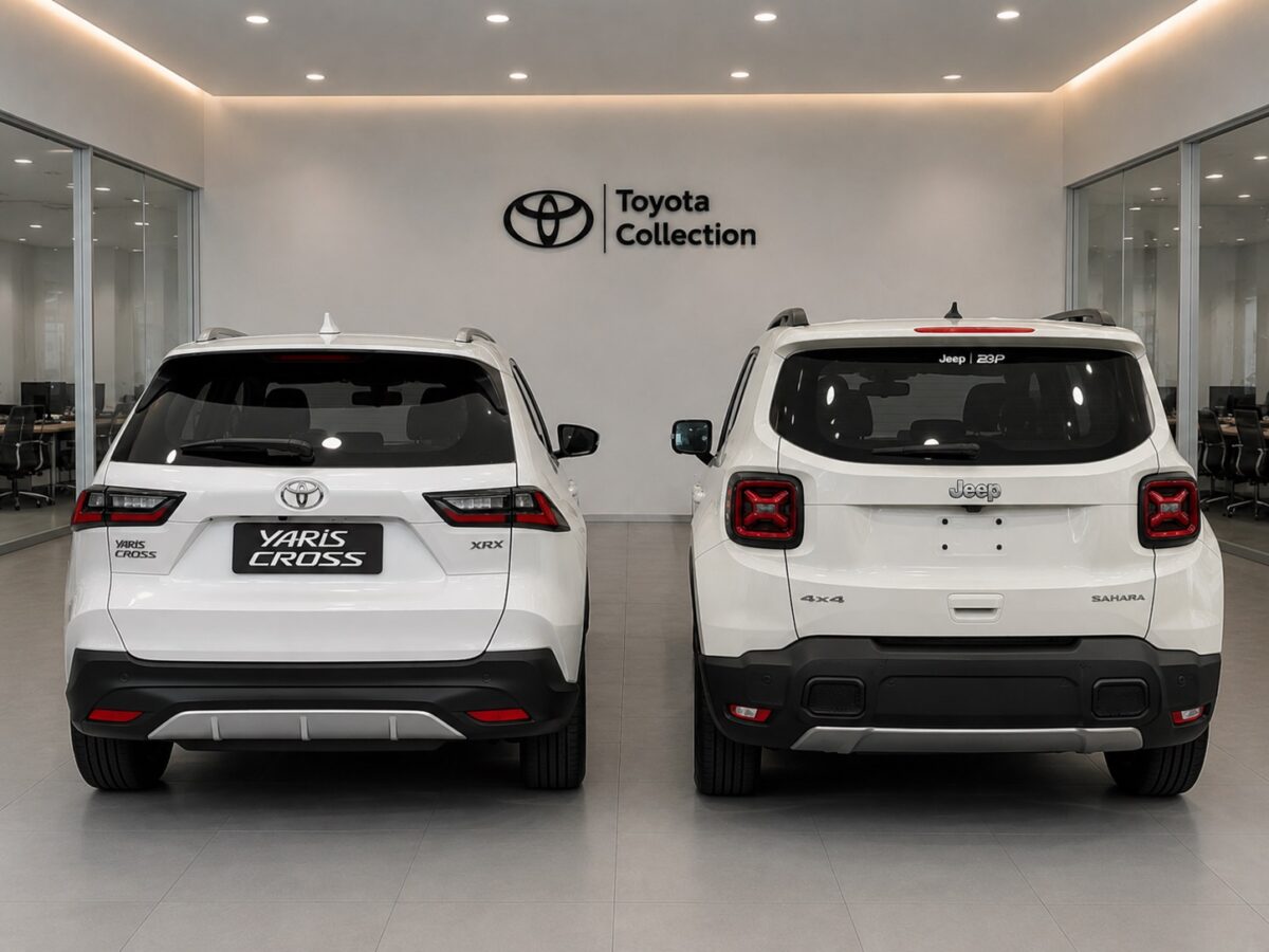 Toyota Yaris Cross XRX Flex vs Jeep Renegade Sahara MHEV: qual SUV entrega mais?