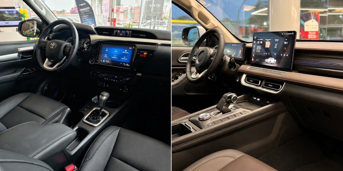 Toyota Hilux SRV vs GWM Poer P30 Exclusive: diferença de R$ 74.690 vale a pena?
