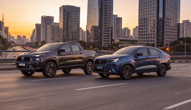 Fiat lança Toro e Fastback híbridos em série especial para celebrar 50 anos no Brasil