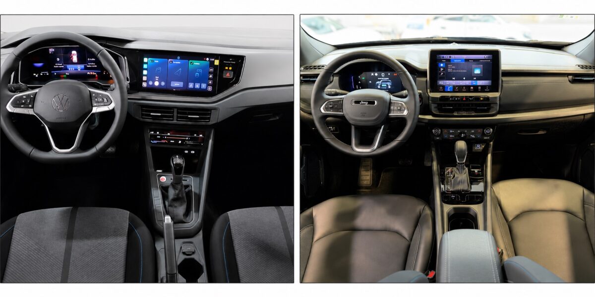 Comparativo: Volkswagen Nivus Comfortline ou Jeep Renegade Longitude T270 MHEV? Descubra o vencedor