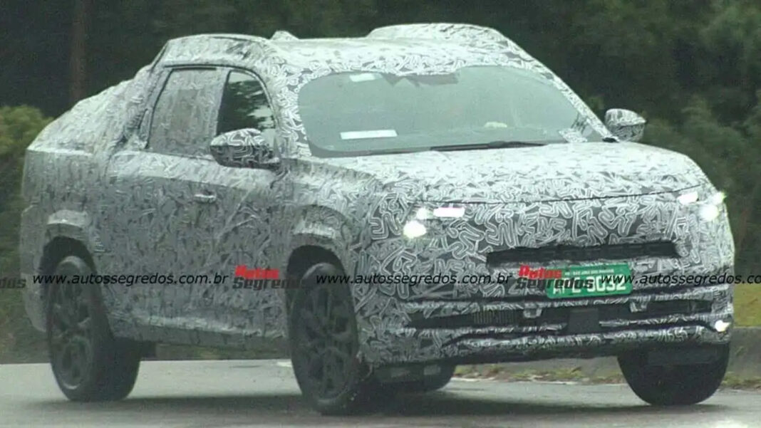 Renault Niagara é flagrada e confirma design fiel ao conceito para brigar com Fiat Toro e Ram Rampage