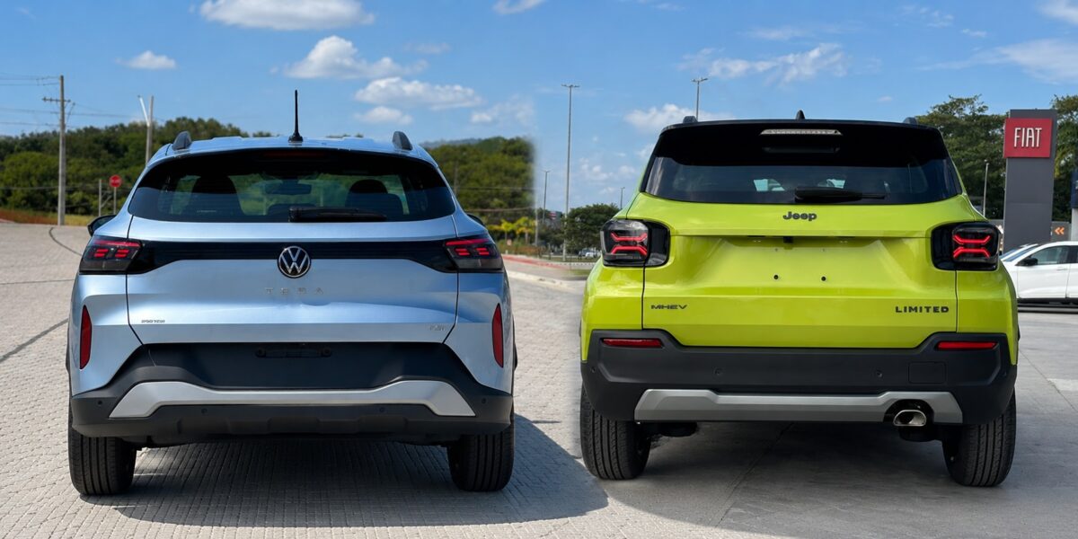 Jeep Avenger Limited ou Volkswagen Tera High? R$ 200 separam dois SUVs bem diferentes