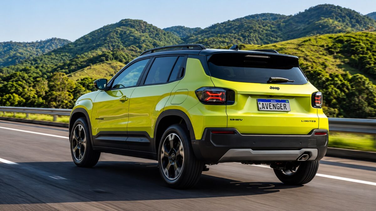 Jeep Avenger 2027 chega ao Brasil por R$ 114.990 com motor híbrido de 116 cv