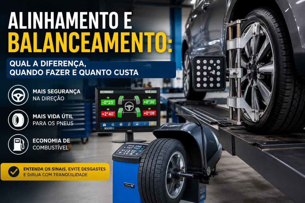 Alinhamento e balanceamento: qual a diferença, quando fazer e quanto custa