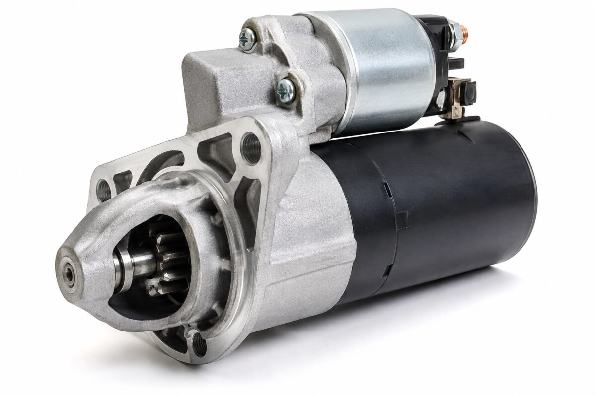 Motor de arranque automotivo responsável por iniciar o funcionamento do motor