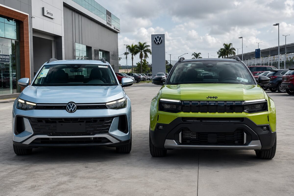 Jeep Avenger Limited ou Volkswagen Tera High? R$ 200 separam dois SUVs bem diferentes