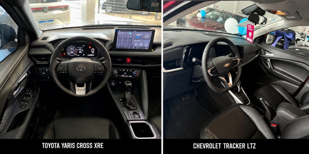 Chevrolet Tracker LTZ ou Toyota Yaris Cross XRE: qual SUV vale mais a pena em 2026?