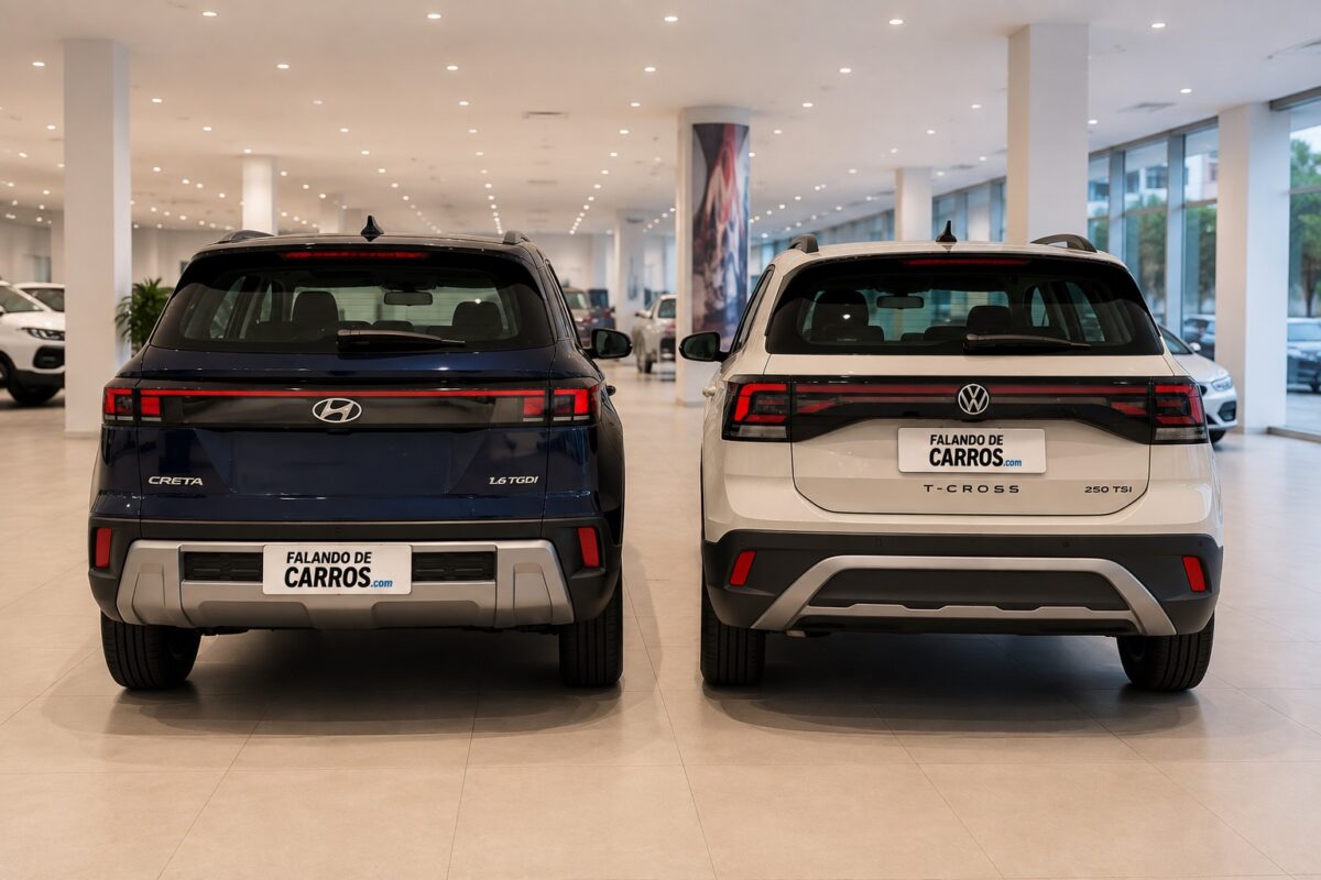 Volkswagen T-Cross Extreme vs Hyundai Creta Ultimate: qual SUV compacto vale mais a pena?