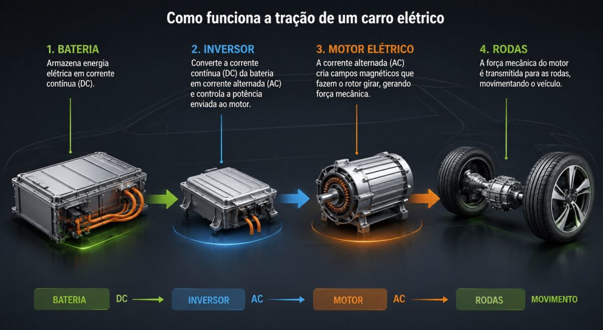Como funciona o motor elétrico de um carro? Entenda tudo sobre tecnologia, torque, manutenção e vida útil