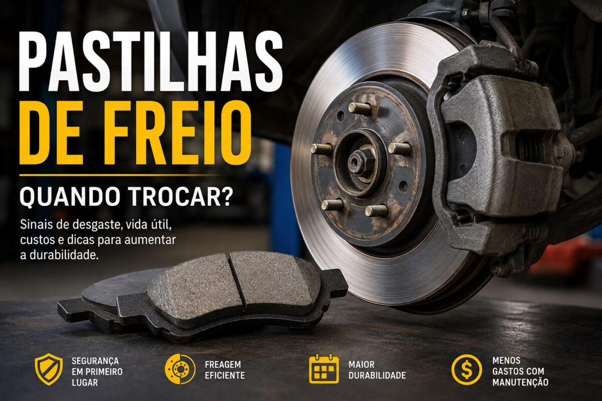 Quando trocar as pastilhas de freio? Veja os sinais, a vida útil e quanto custa