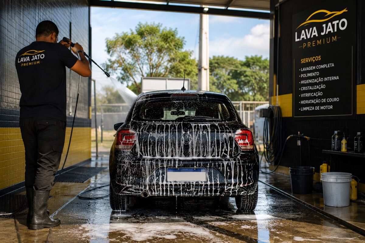 Lava jato ou estética automotiva: entenda as diferenças e qual serviço escolher