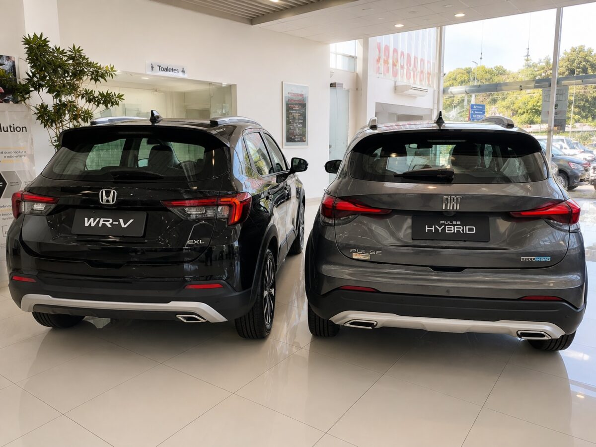 Honda WR-V EXL vs Fiat Pulse Impetus: qual SUV é a melhor compra na faixa de R$ 150 mil?