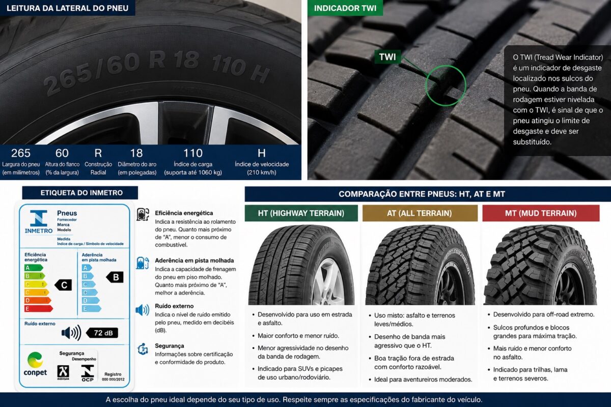 Como escolher pneus corretamente: guia completo para comprar o modelo ideal para seu carro