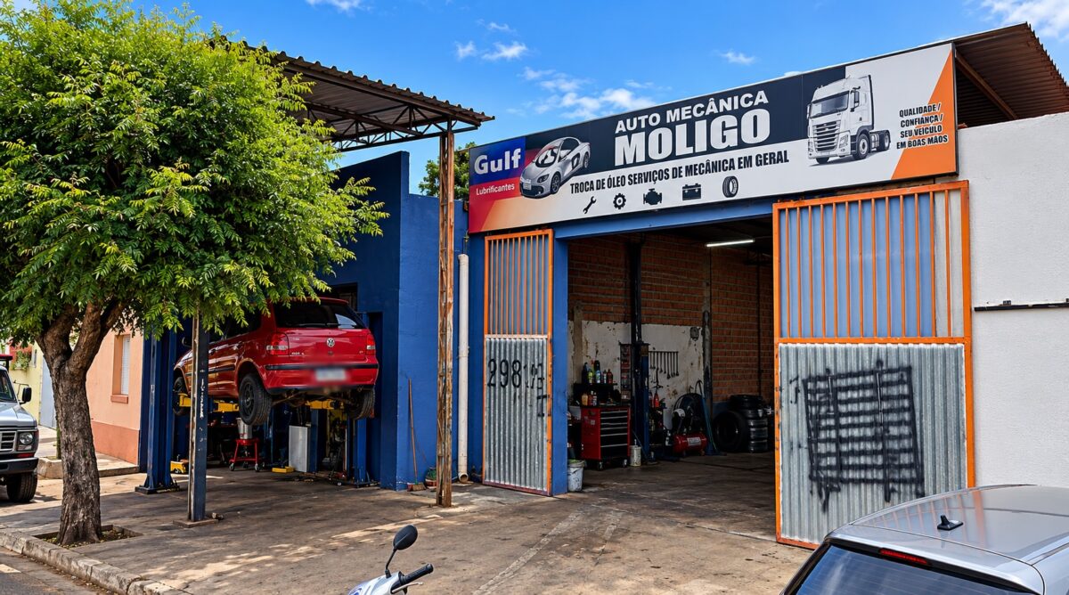 Fachada da Oficina Moligo em Dom Expedito Lopes, Piauí